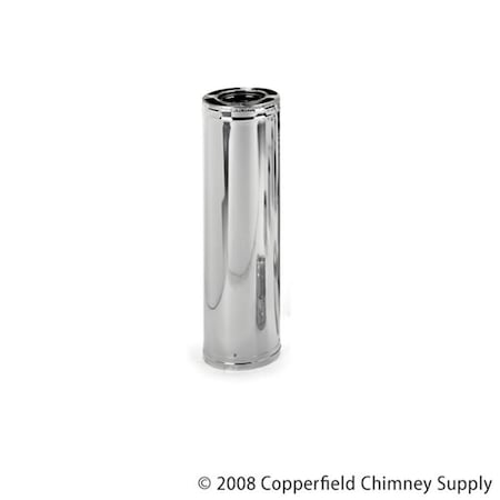 Integra Miltex 6 Inch  x 24 Inch  Dura-Vent Dura/plus Chimney Length  Inner Liner 430-alloy Stainless Outer Wall CD62172